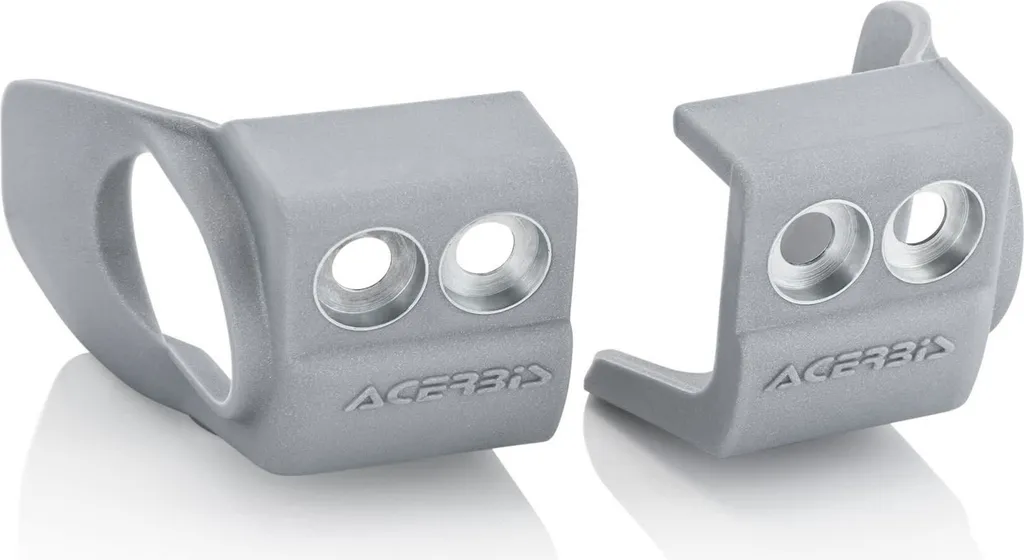 Paire de Protections de Fourche Argent pour Enduro KTM et Husqvarna
