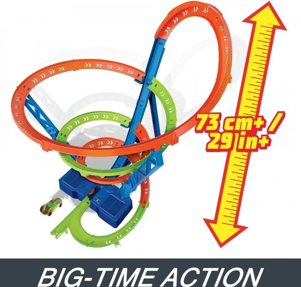 Hot Wheels Crash Spirale : Circuit avec Zone de Collision et Boost - 12