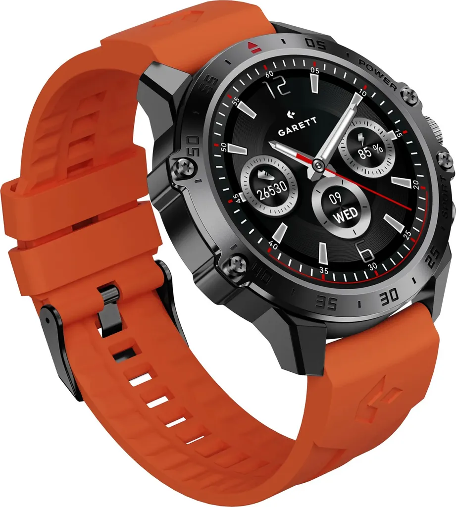 Garett V14 Acciaio Nero: Smartwatch AMOLED con Chiamate Bluetooth - 10