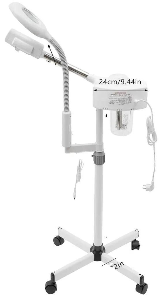 Vaporisateur Facial Hydratant 2-en-1 Blanc Idéal pour Soin des Pores DIY
