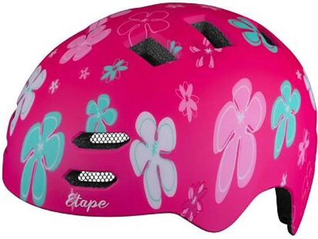 Casque vélo enfant Buddy rose-menthe : fini les chutes sans protection sûre
