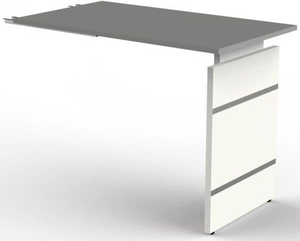 Anbautisch StageOne Form 4 BxT 100x60cm grafit Produktbild 