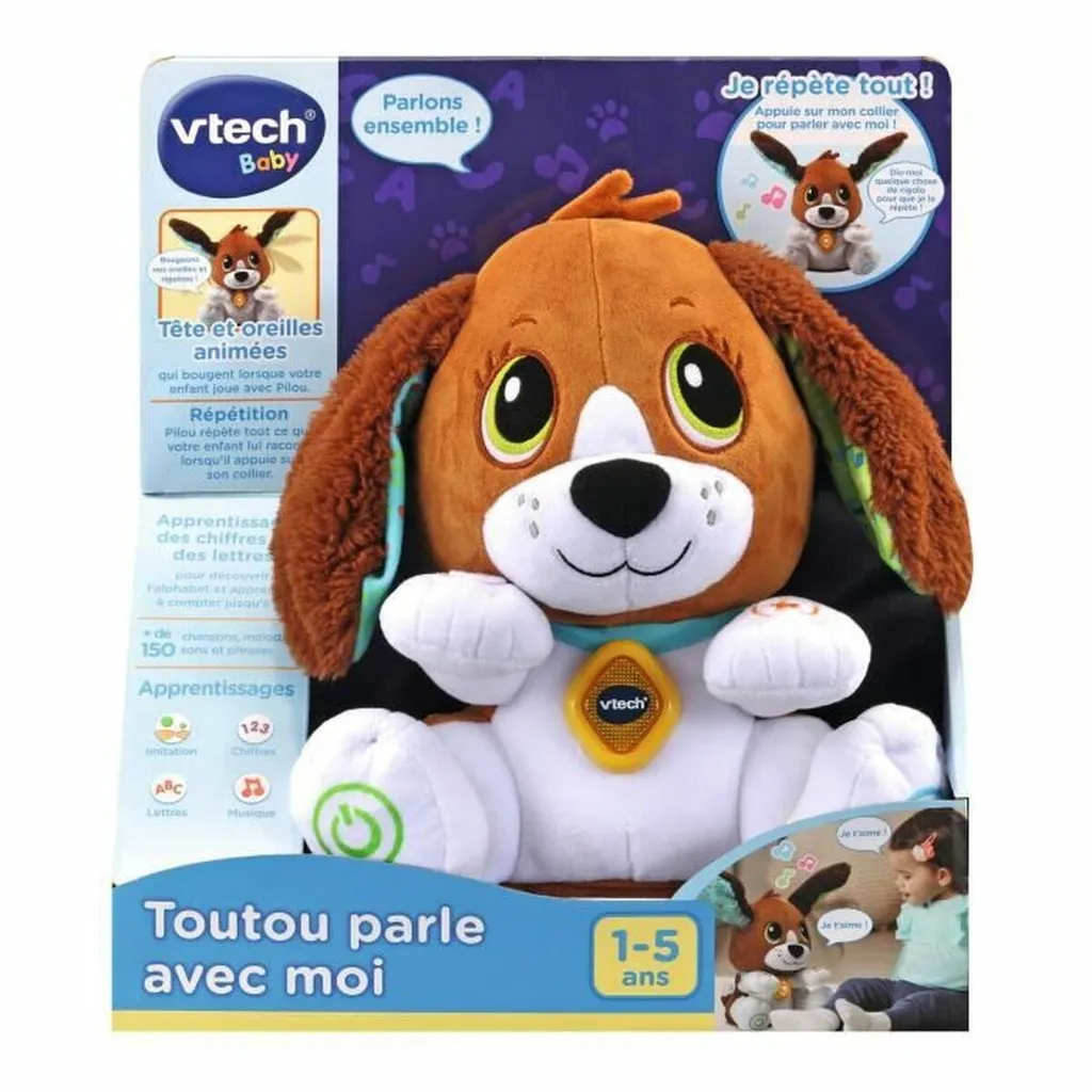Vtech Baby Le chien me parle - Peluche interactive et éducative pour bébé - 3