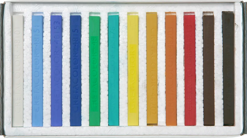 Pastels pour Croquis et Esquisses Naturset - 12 Couleurs Cretacolor