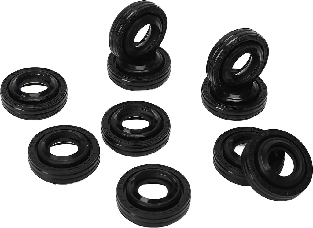 Set 10 Paraoli Compressore Auto V5 - Guarnizioni Gomma Albero Motore AC