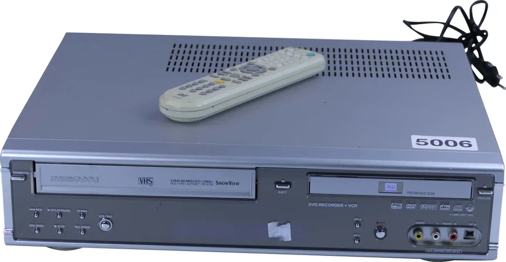 Lecteur enregistreur VHS vers DVD Daewoo DF-8150 pour vos films