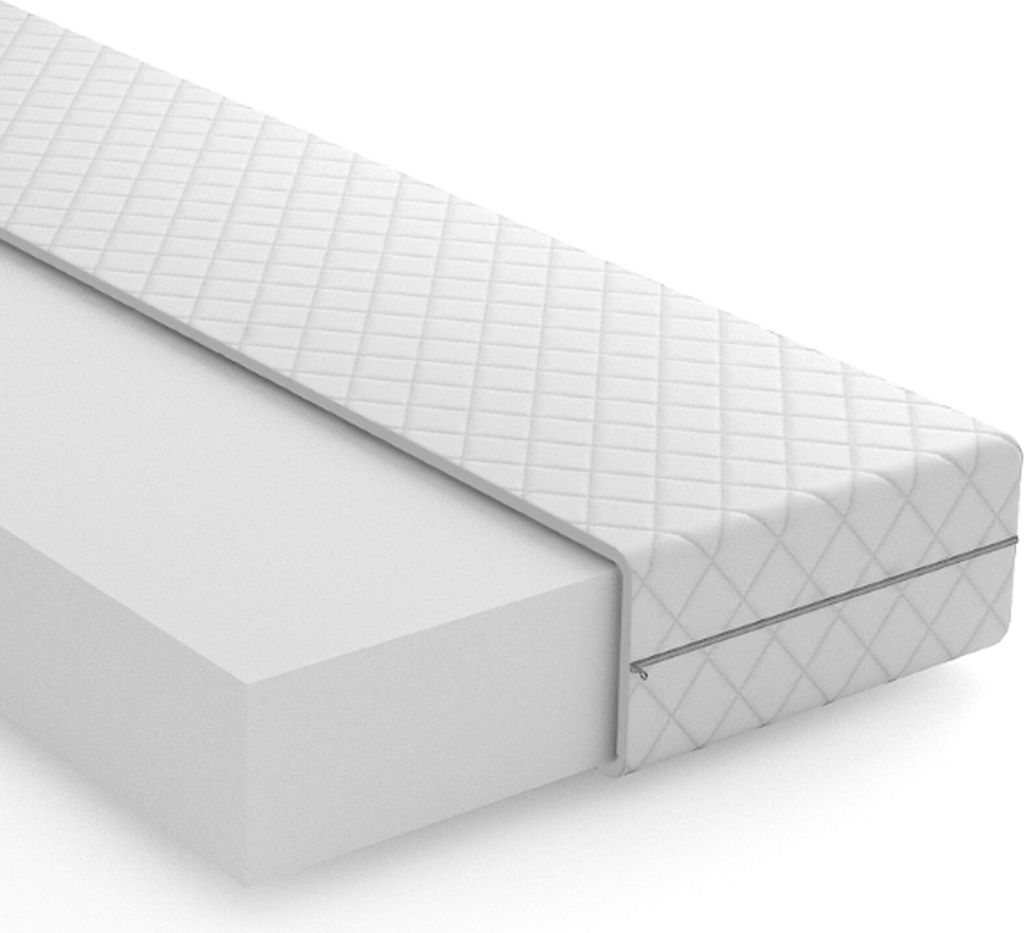 Matratze Kaltschaum Schaummatratze Kaltschaummatratze H2 H3 Höhe 10cm Komfort, Liegefläche:80x200, Härtegrad:3 = hart