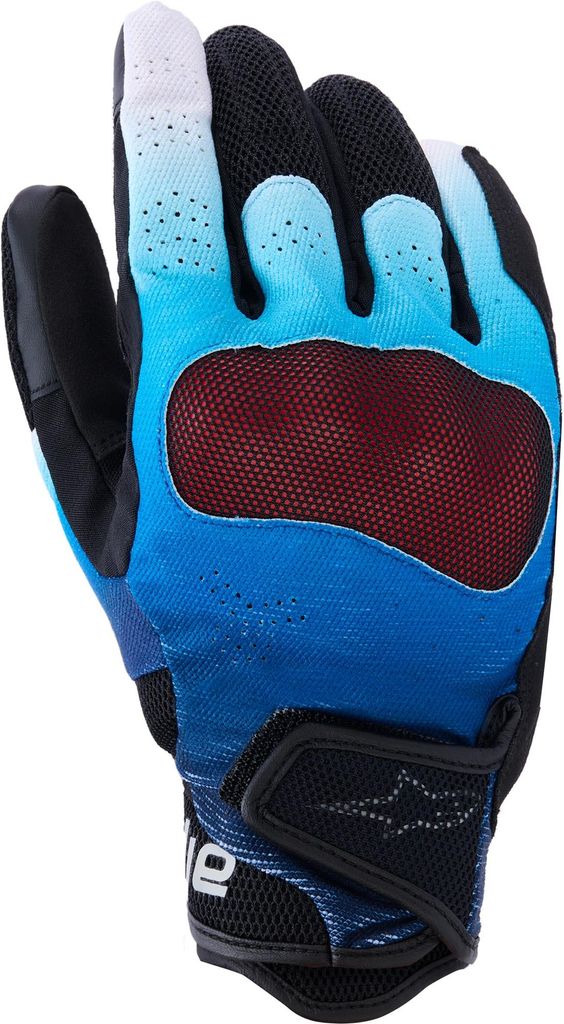 Alpinestars Mogress Airflow Motorradhandschuhe, blau/schwarz, S