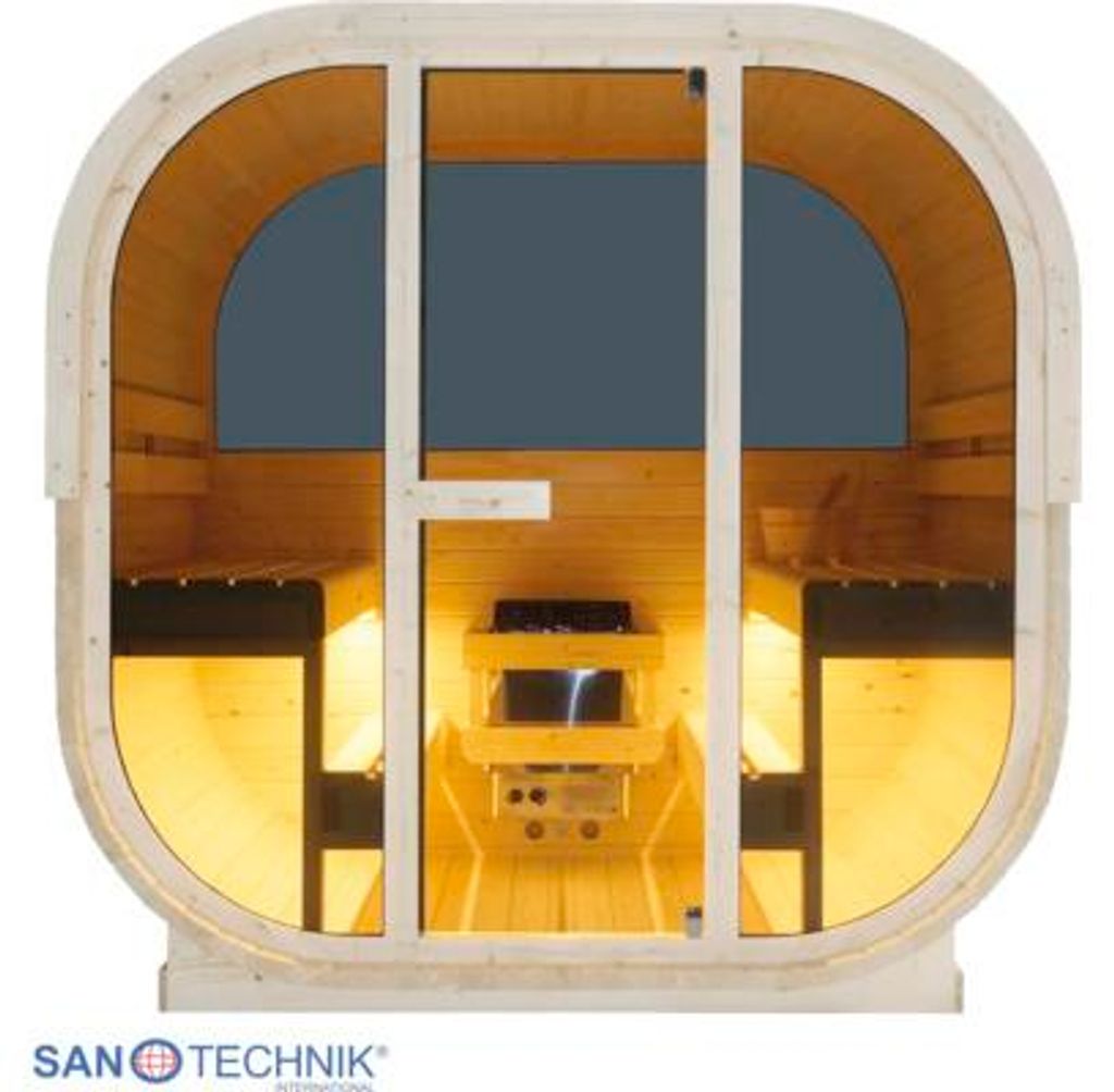 Venkovní finská sauna HomeLuxe HANKO 210 x 210 x 180 cm 8 Obrázek produktu 