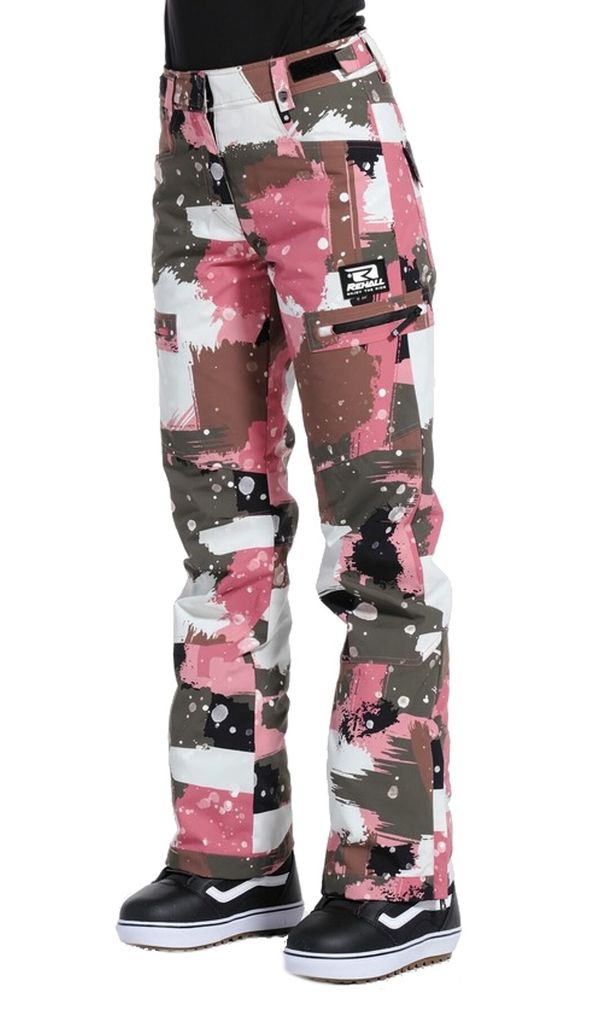 Rehall Damen Schneehose Nori camo abstract rose : S Größe: S