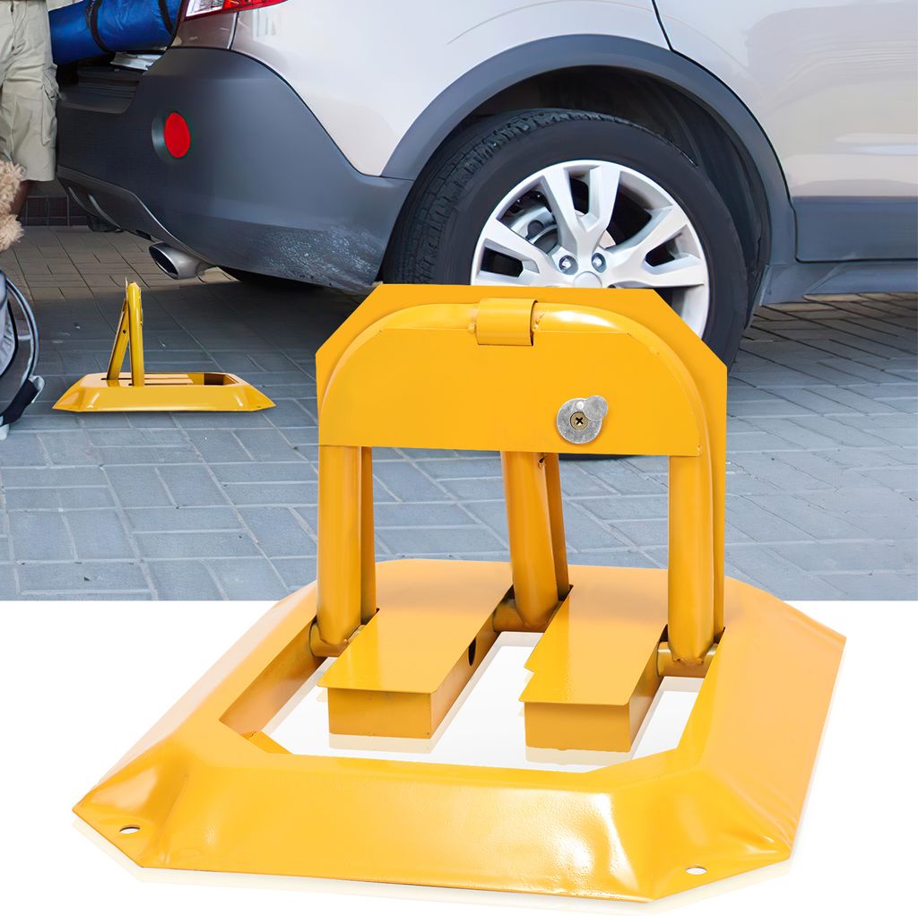 Absperrpfosten 1er Parkplatzsperre Klappbar universell Parkpfosten Absperrung