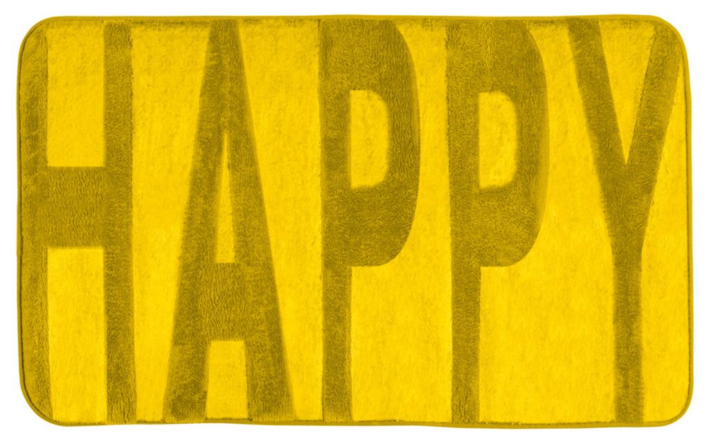 Badteppich Memory Foam Happy, Mustard