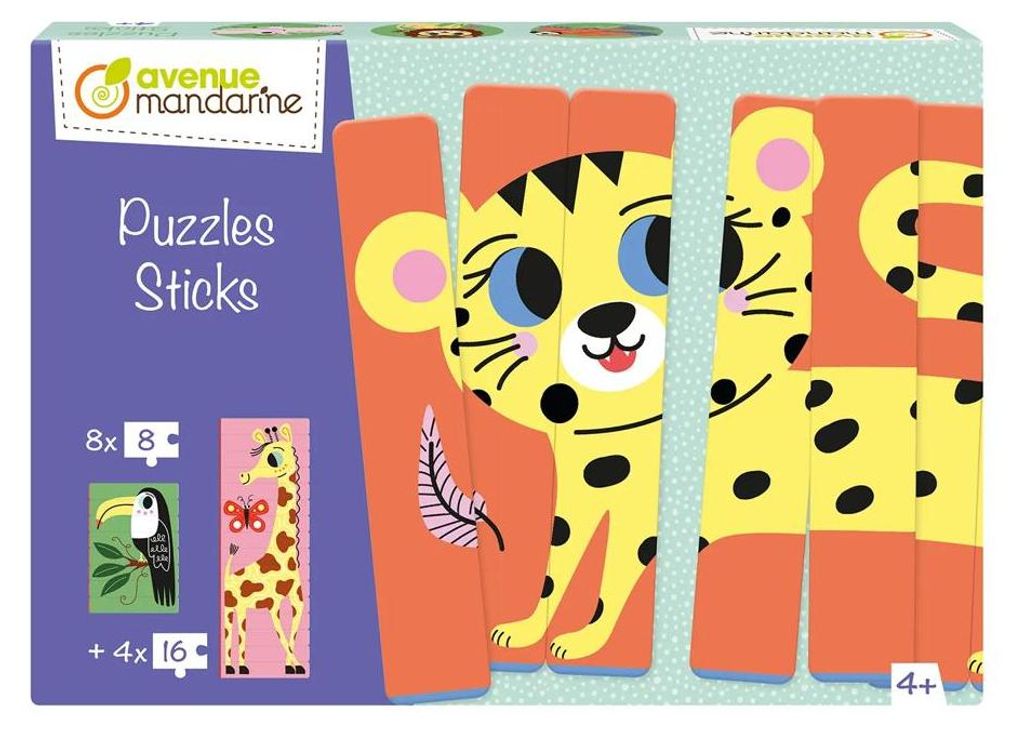 Puzzles Sticks, Wüstentiere