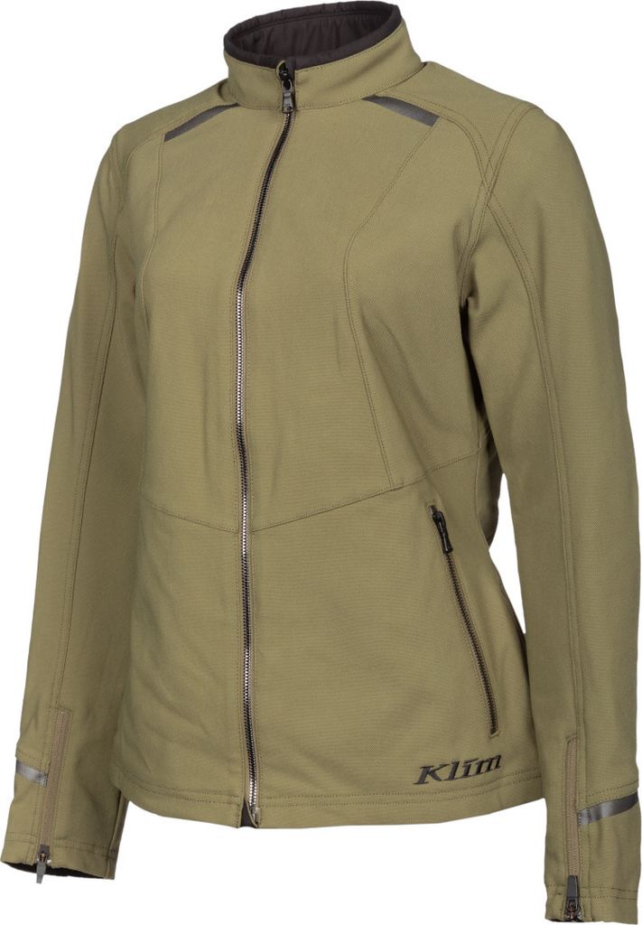 Klim Marrakesh Damen Motorrad Textiljacke, oliv, L