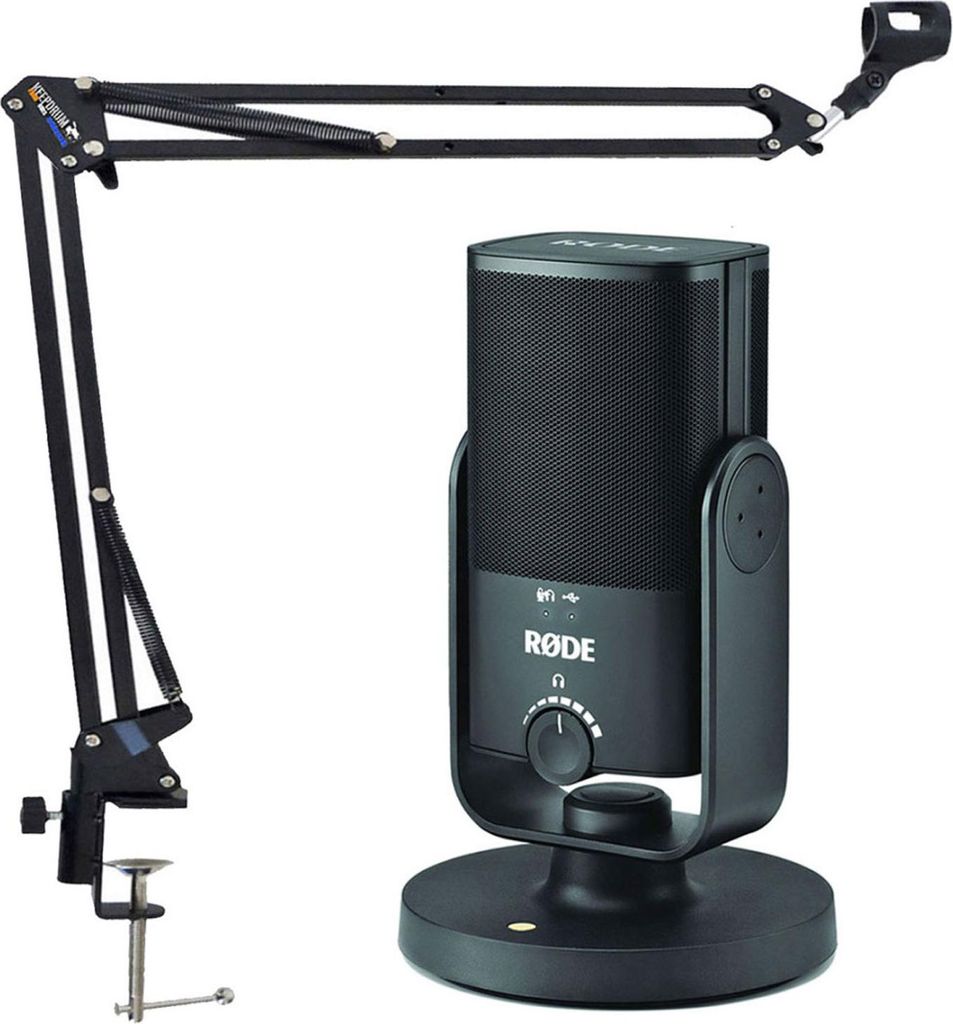 Rode NT-USB MINI Microphone USB avec NB35 BK Gelenkarm Image du produit 