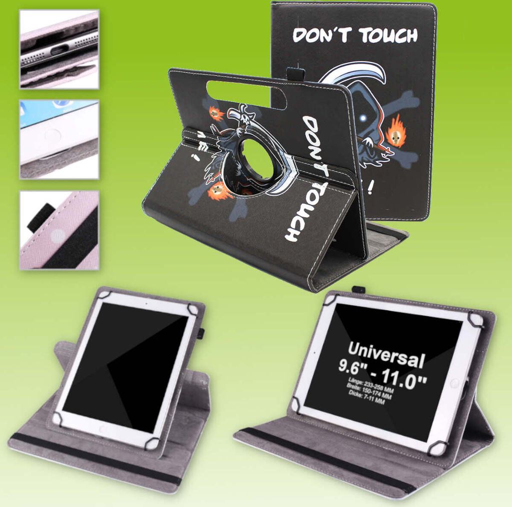 Für Samsung Galaxy Tab A 10.1 2019 360 Grad Motiv 17 Tablet Tasche Kunst Leder