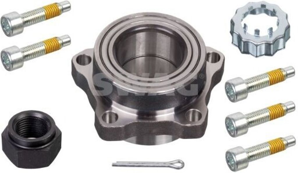 SWAG Radlagersatz Vorne für FORD Transit Mk6 Kasten (V347, V348, FA) Schrägkugellager 78mm 50 94 5348