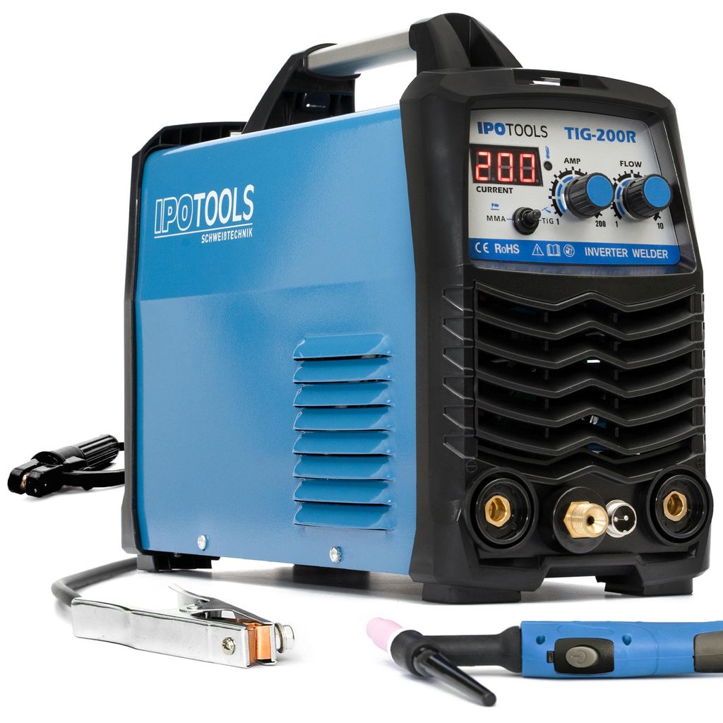 TIG-200R WIG Schweißgerät DC mit Digitalanzeige MMA E-Hand Produktbild 