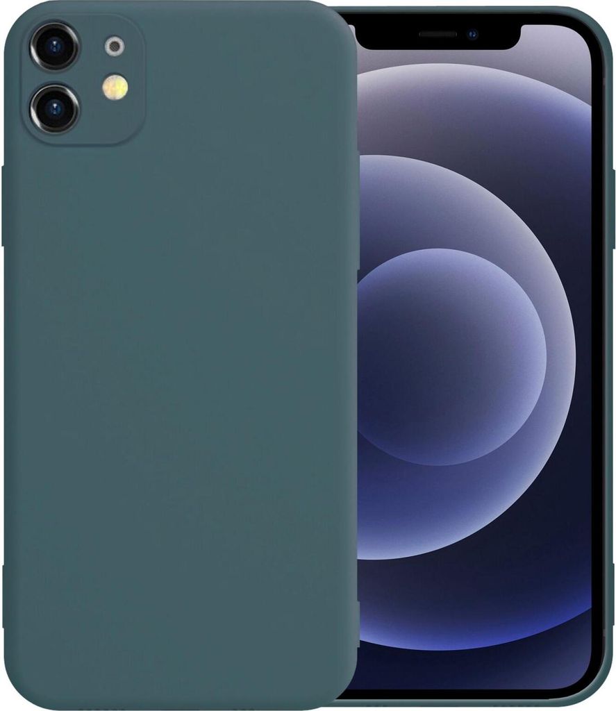 Apple iPhone 13 Pro Round Edge TPU Case DunkelgrÃ1/4n