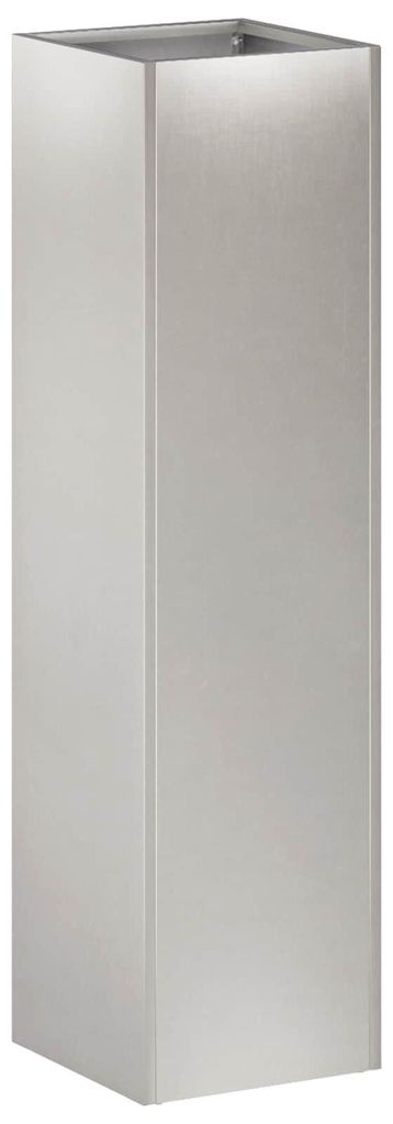 Garten-Pflanzgefäß Silber 20 x 20 x 75 cm Edelstahl Produktbild 