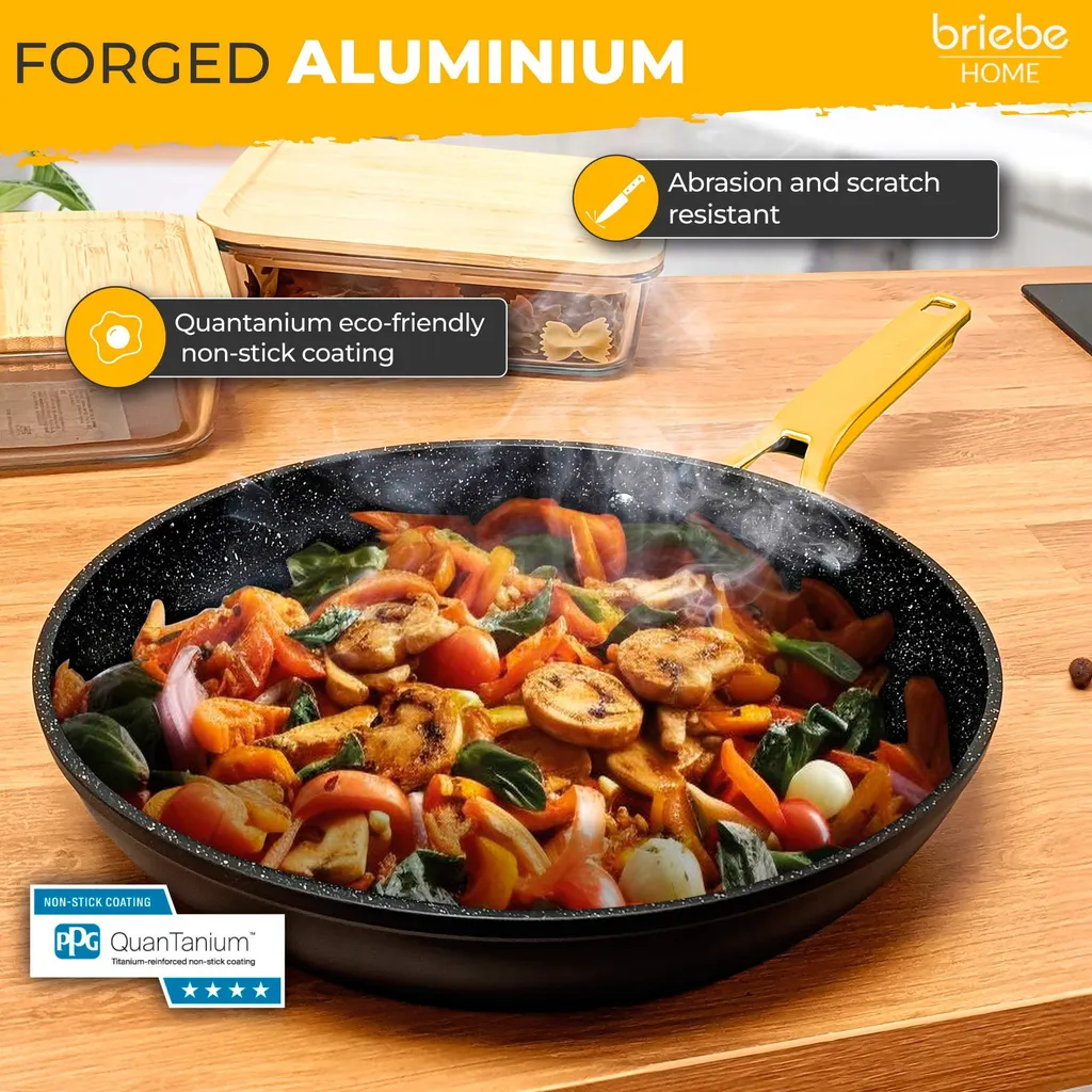 Set Padelle Briebe Gold Titanium Nere: Design e Funzionalità - 3