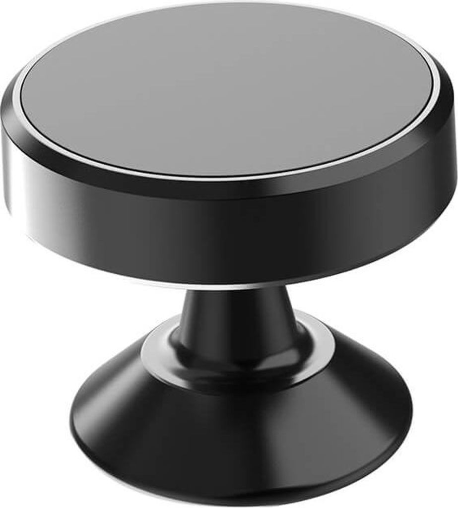 GEAR Handyhalter magnetischer schwarzer Puck mit selbstklebendem Klebeband