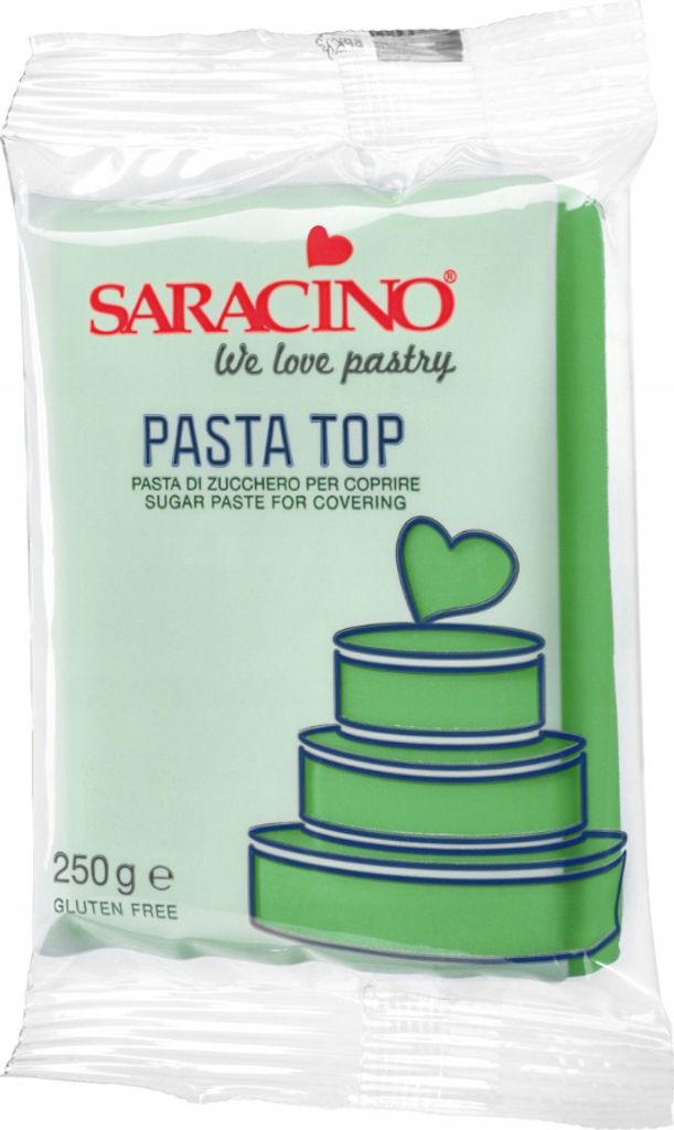 Hellgrüne Zuckergusspaste 250g - Saracino Produktbild 