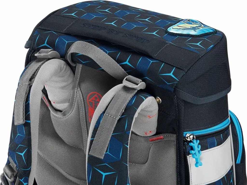 Cartable Scolaire CP CE1 Shark Dexter Step by Step SPACE SHINE 5 Pièces - 14