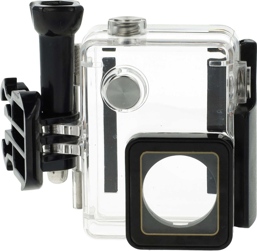 vhbw Unterwassergehäuse kompatibel mit GoPro Hero 4, 3, 3+ ActionCam - Wasserfeste Hülle für Unterwasseraufnahmen