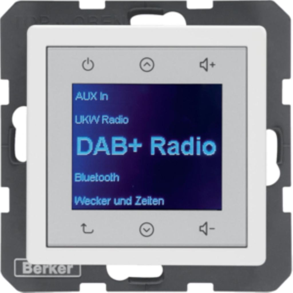 HAGER Berker Q.1/Q.3/Q.7 Q.x Radio Touch podtynkowe DAB+ Produktbild 