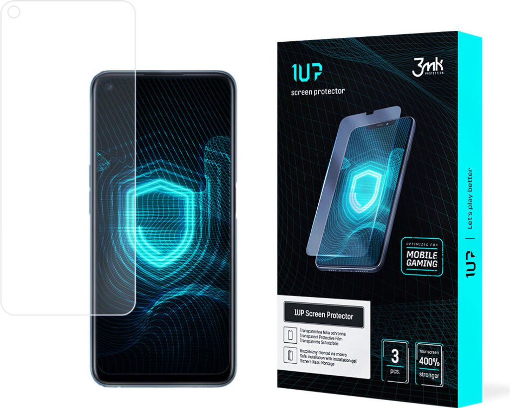 3mk Display Schutzfolie 1UP für OnePlus Ace Racing transparent Gaming (3 Stück)