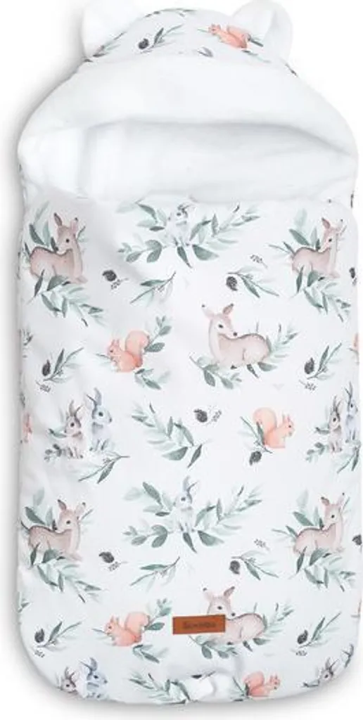 Chancelière Poussette SENSILLO Hiver Universelle Motif Cerf Blanc