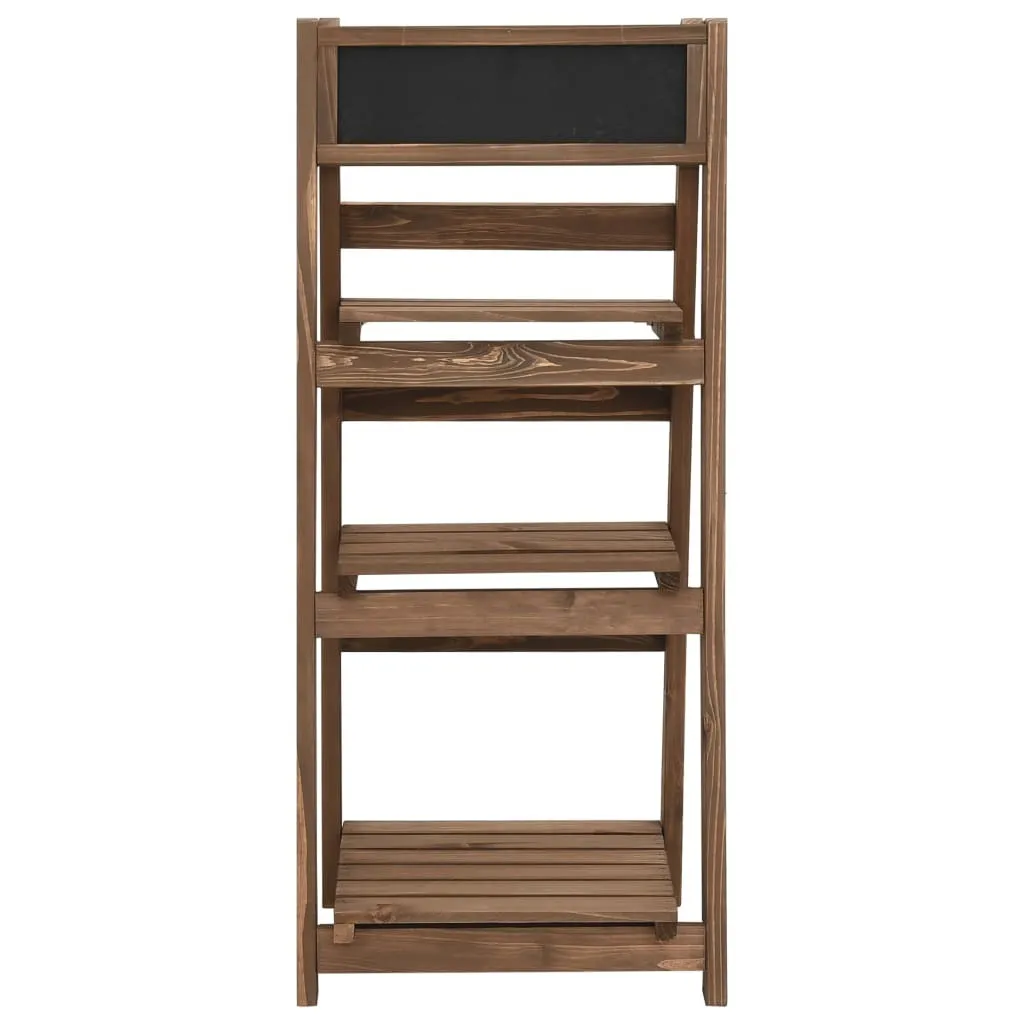 Porte-plante 3 marches bois de sapin 40 cm de large structure robuste