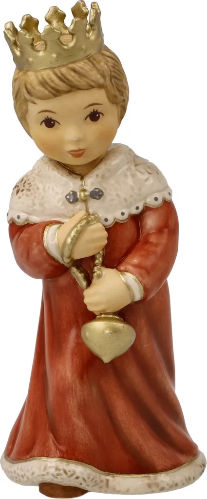 Figurine Melchior Goebel en Grès Artisanal Peinte à la Main 15cm