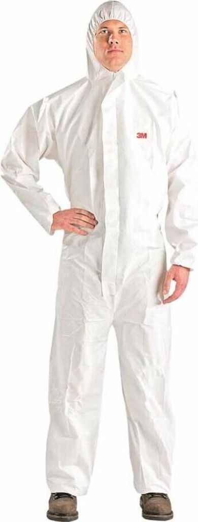 3M 4510L unisex Arbeitsoverall weiß Größe L Productafbeelding 