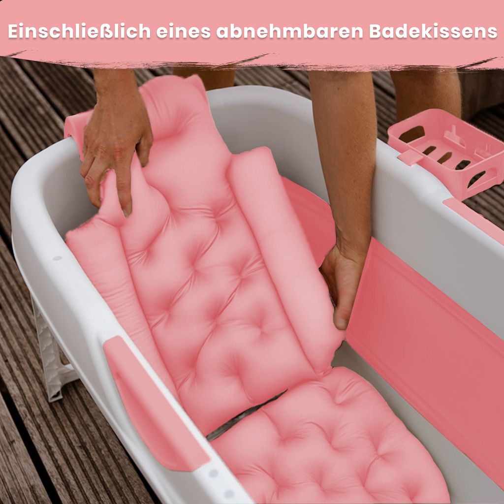 HelloBath® Faltbare Badewanne für Erwachsene L, 143x60x54cm Produktbild 8