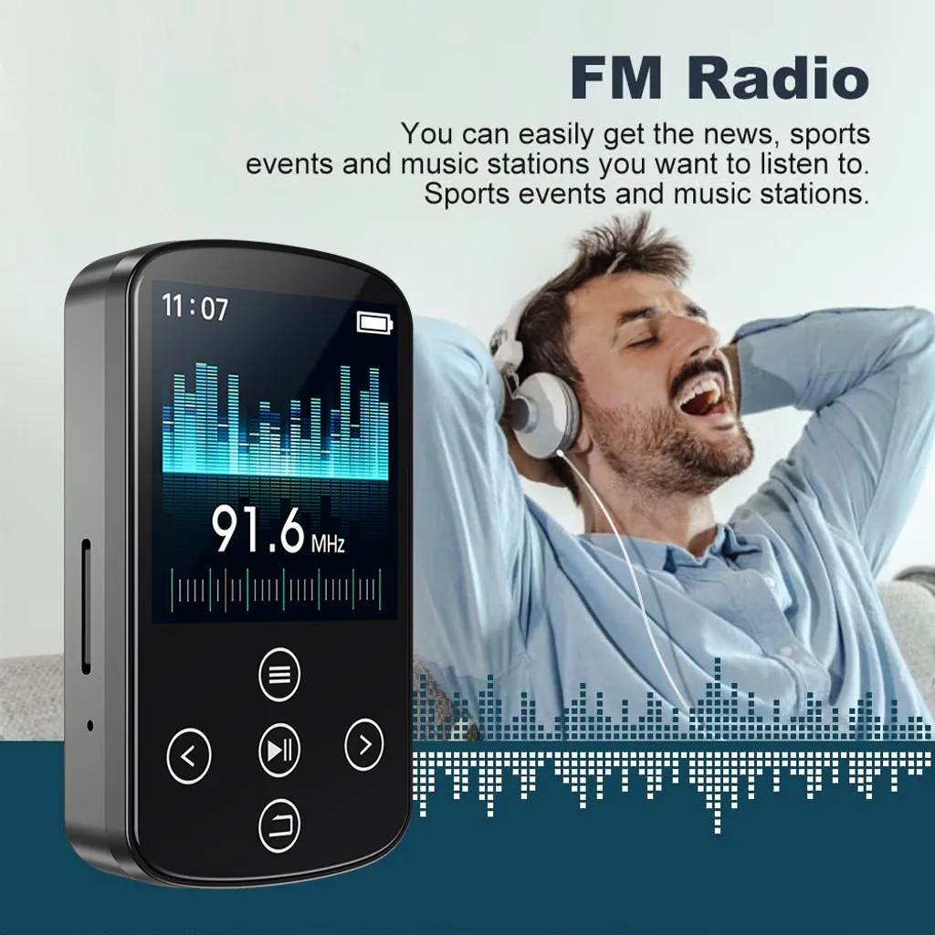 Lecteur MP3 Bluetooth 5.4 Léger à Clip : Libérez votre Smartphone