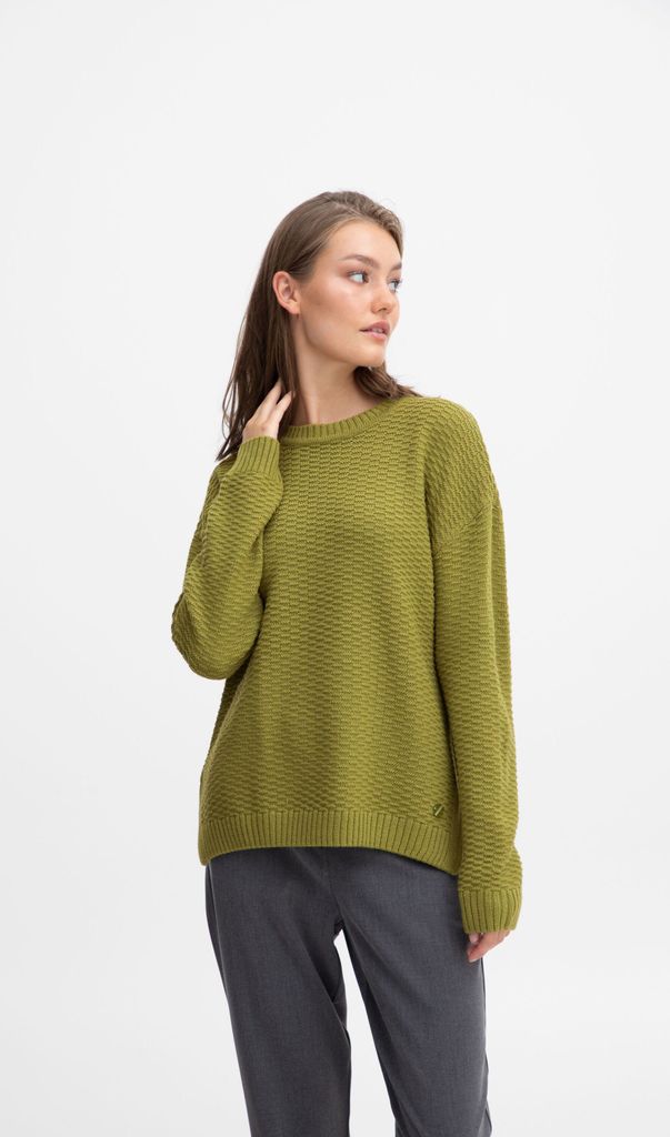 OXMO OXMilla - 21800084ME Damen Strickpullover Feinstrick Pullover