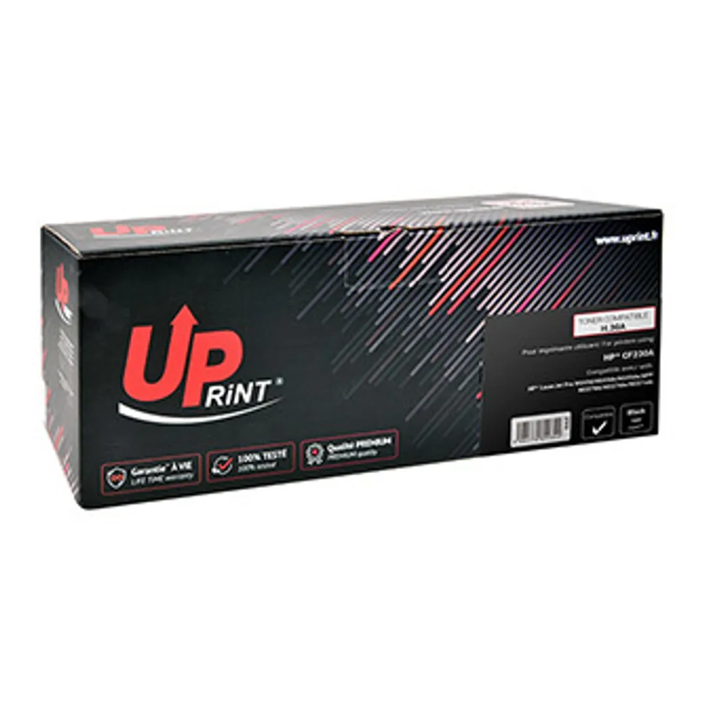 Toner Noir UPrint compatible HP CF230A 30A pour imprimante LaserJet Pro