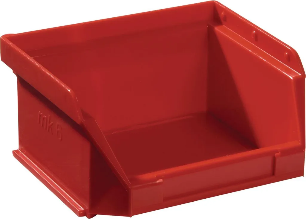 Bac à bec rouge contre le désordre L85x100xH50mm PE - Tri facile