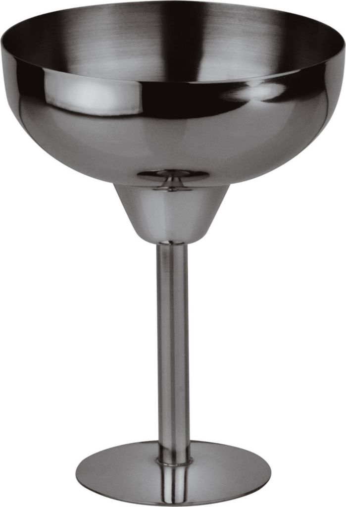 Paderno Bar Utensils Margarita/Cocktailglas schwarz 0,22 l