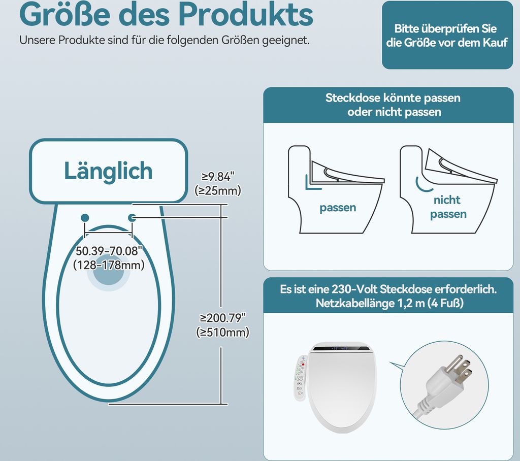 Puluomis WC-Sitze Toilettensitz Smart Automatisch Produktbild 6