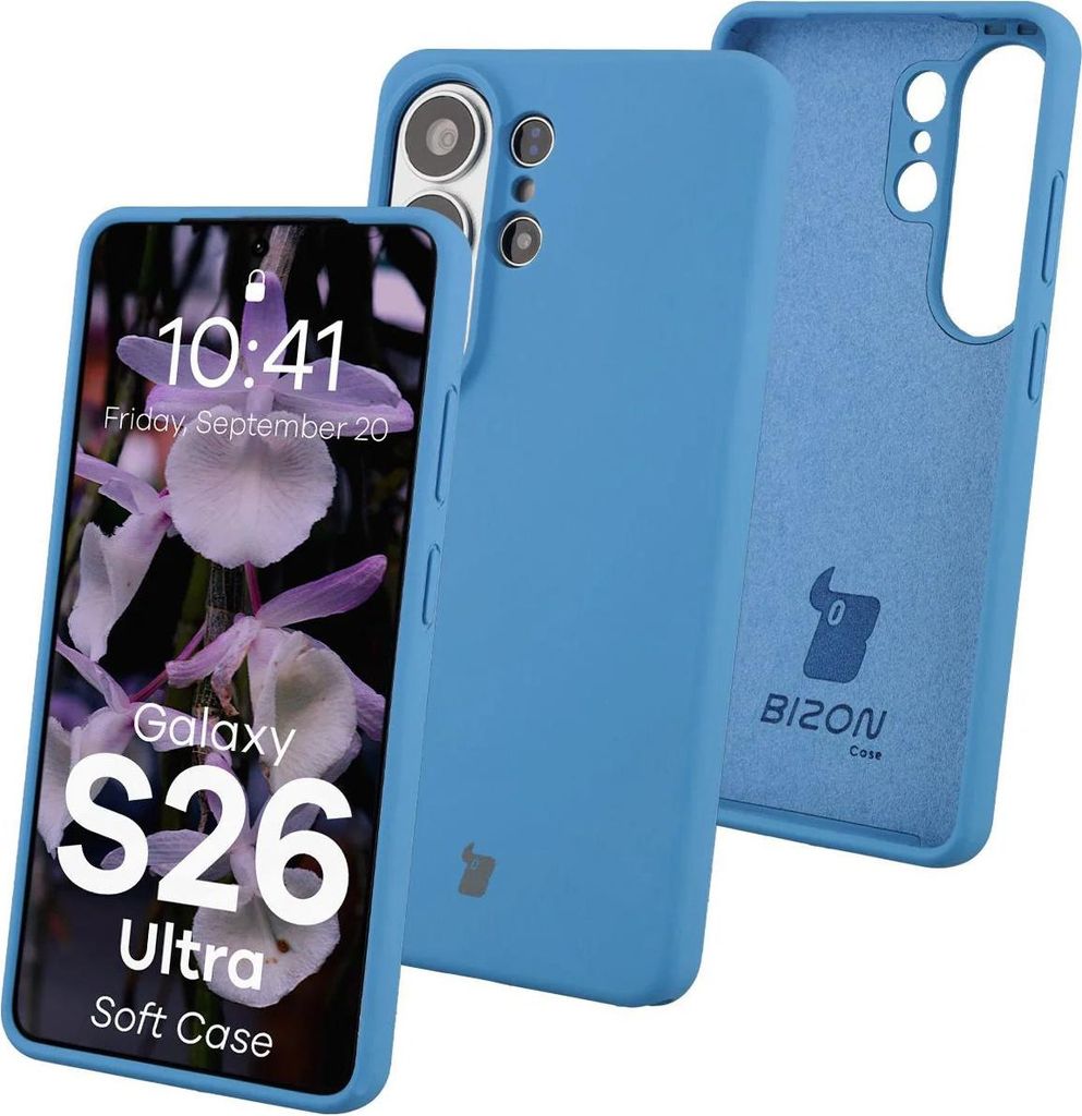 Silikon Handyhülle für Galaxy S26 Ultra, Bizon Soft Case, Produktbild 