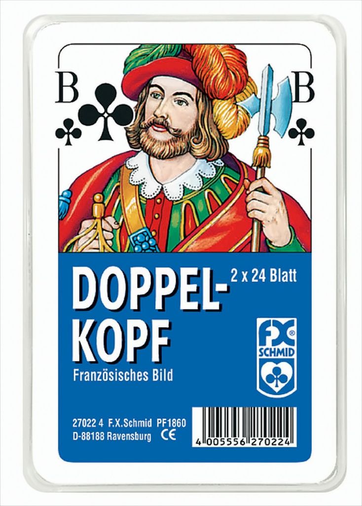 2 x 24 Blatt Ravensburger Spielkarten Doppelkopf Produktbild 