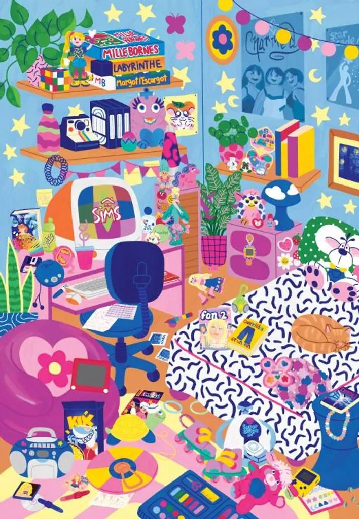 Réduisez votre stress avec ce puzzle 1000 pièces nostalgie 90's