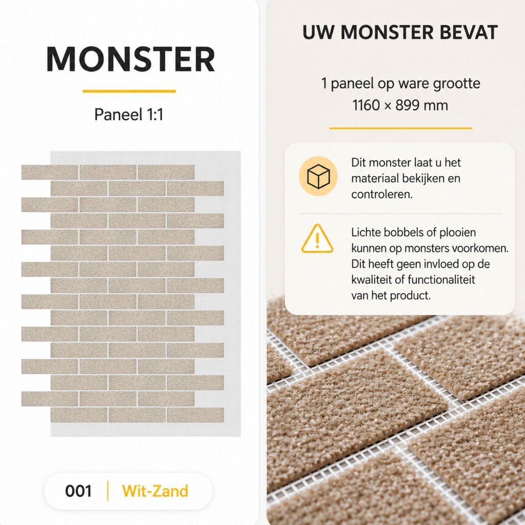 AMK Monsterpaneel – Baksteenlook met Natuurlijk Productafbeelding 