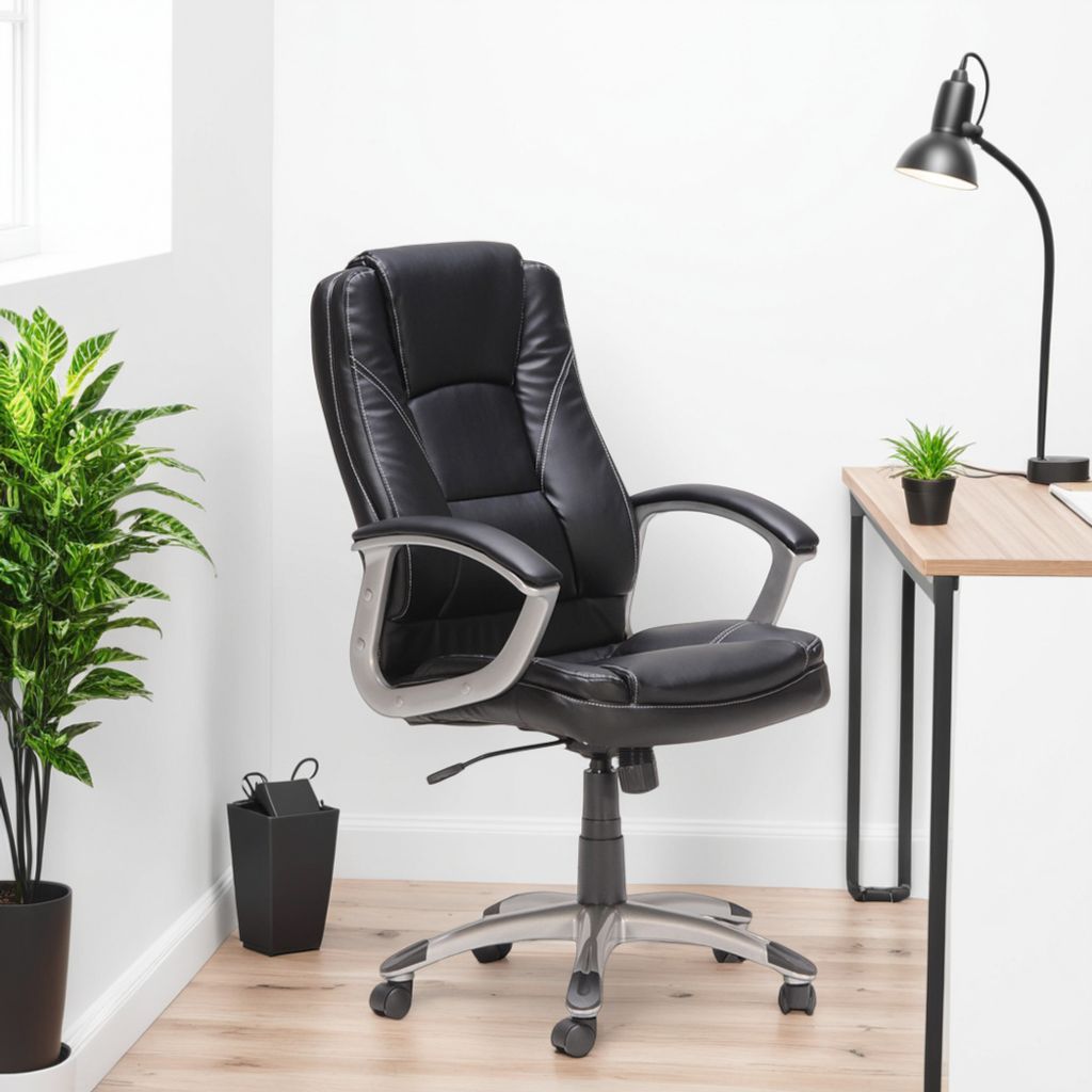BÜROSTÜHL BOSS, CHEFSESSEL / Schwarz