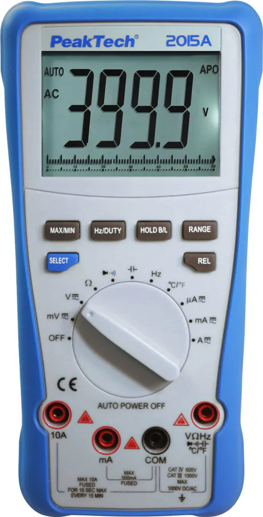 Multimètre de Maintenance PeakTech P 2015 A - Idéal pour Électriciens