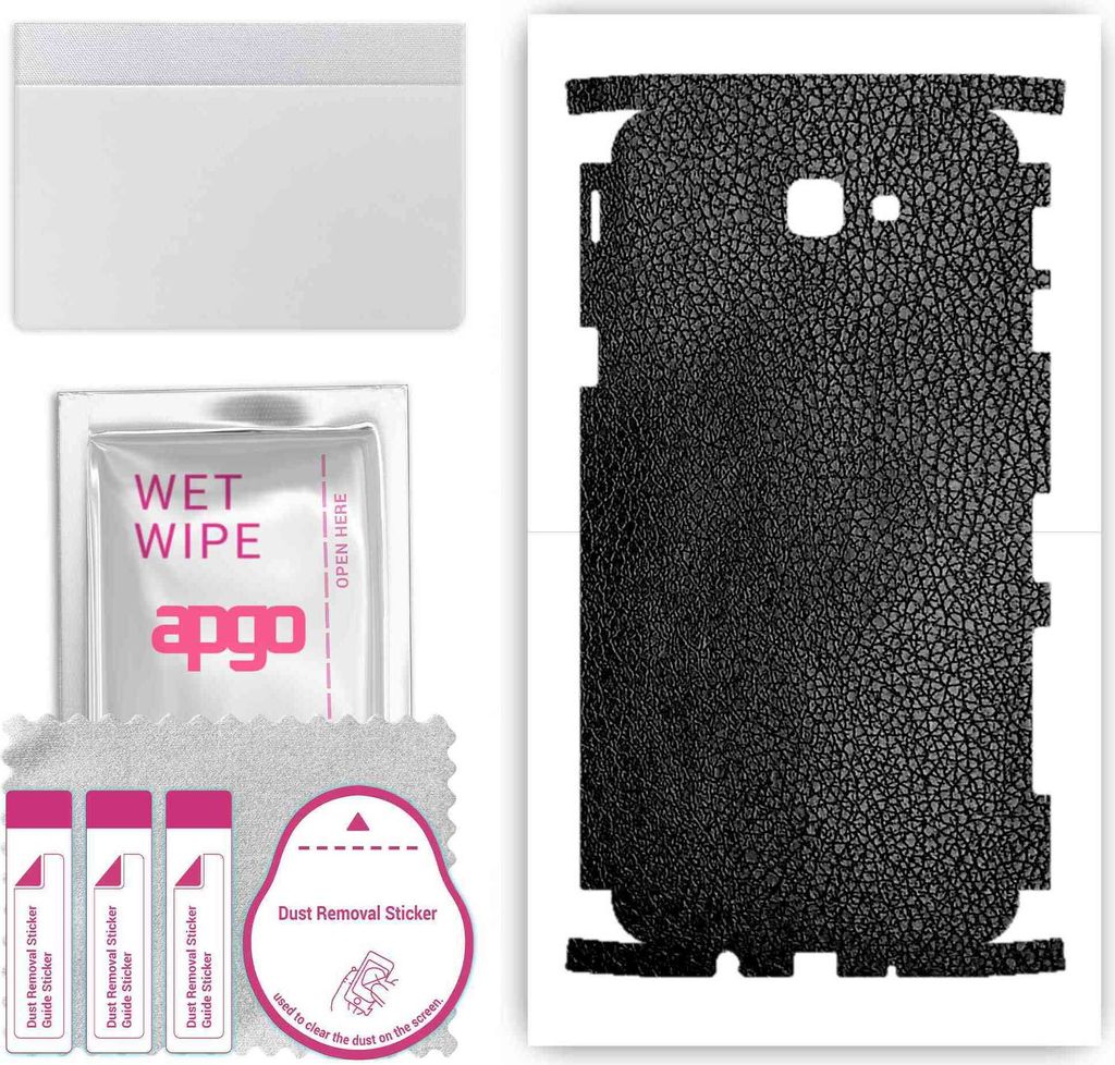 apgo Rückseite + Seiten Schutzfolie, Skin, kompatibel mit Samsung Galaxy J5 Prime, Hinten Displayschutzfolie aus Vinylfolie, kratzfest, einfache M...