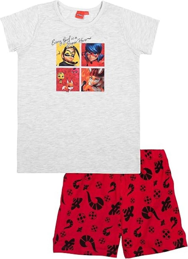 Pyžamo Miraculous Ladybug - bavlněné pyžamo s krátkým Obrázek produktu 